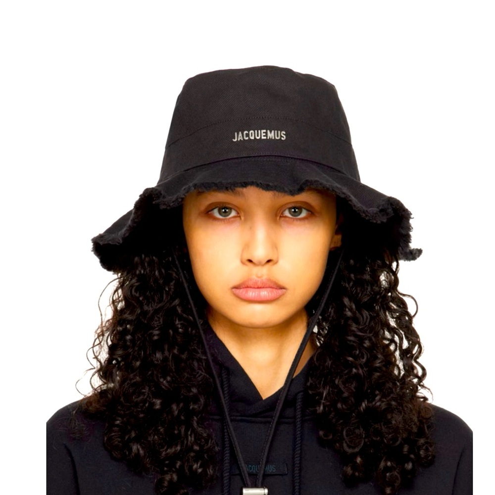 Jacquemus black Les Classiques Le Bob Artichaut Hat
